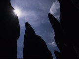 Backlit View of the Rugged Peaks of 'The Needles' Photographie par Paul Damien
