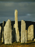 Standing Stones of Callanish at Sunset Photographic Print by Martin Gray