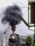 Ex-Chicago and North Western 4-6-0 1385, Approaches the Water Tank Fotografie-Druck von Kent Kobersteen
