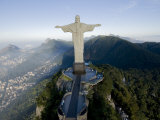 Christ the Redeemer Statue Above Rio De Janeiro Photographie par Joel Sartore