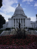 State Capitol Building in Madison Photographic Print by Paul Damien