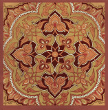 Persian Tiles II Poster von Paula Scaletta
