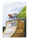 Serious Hangtime Giclee Print by Jay Throckmorton