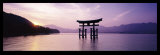 Torii, Itsukushima Shinto Shrine, Honshu, Japan Posters par James Montgomery