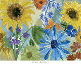 Sunflowers Prints by Gayle Kabaker