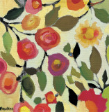 Floral Tile II Posters van Kim Parker Floral Tile II Posters van Kim Parker