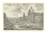 Piranesi View of Rome VI natural reproduction procédé giclée par Giovanni Battista Piranesi