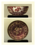 Bol et assiette orientaux I Reproduction procédé giclée par George Ashdown Audsley