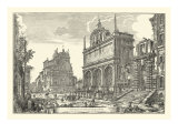 Piranesi View of Rome III natural reproduction procédé giclée par Giovanni Battista Piranesi