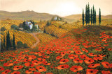 Hills of Tuscany II Plakater af Steve Wynne Hills of Tuscany II Plakater af Steve Wynne