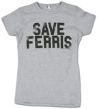 Juniors: Ferris Bueller's Day Off - Save Ferris T-Shirts
