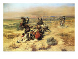 The Strenuous Life Giclee Print by Charles Marion Russell