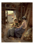 Sisters Giclee Print by Konstantin Egorovich Makovsky