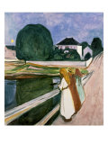 The Girls on the Pier, 1901 Giclée-Druck von Edvard Munch