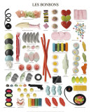 Candies Affiches