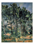 The Aqueduct (Montagne Sainte-Victoire Seen Through Trees) Reproduction procédé giclée par Paul Cezanne