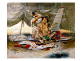 Beauty Parlor Giclee Print by Charles Marion Russell