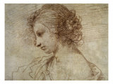 Profile of a Woman reproduction procédé giclée par Guercino (Giovanni Francesco Barbieri) 