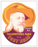 Yellowstone Park Via Cody Road Láminas