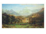 The Rocky Mountains, Lander's Peak Giclee Print by Albert Bierstadt