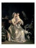 Motherhood, 1805 reproduction procédé giclée par Marguerite Gerard