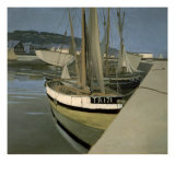 Sailboats in the Bay of Tregastel Giclée-Druck von Felix Vallotton