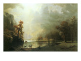 Sierra Nevada Morning Giclee Print by Albert Bierstadt