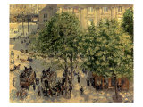 Place Du Theatre Francais, 1898 Lámina giclée por Camille Pissarro
