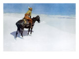 The Scout: Friends or Enemies Giclee Print by Frederic Sackrider Remington