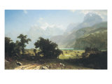 Lac de Lucerne reproduction procédé giclée par Albert Bierstadt