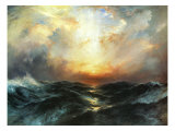 Seascape Giclee Print by Thomas Moran