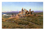 Men of the Open Range Giclee Print by Charles Marion Russell
