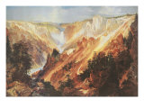 Le Grand Cañon de Yellowstone reproduction procédé giclée par Thomas Moran