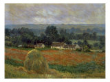 Haystack at Giverny Giclee Print by Claude Monet