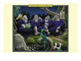 Shrewdness of Apes Print by Richard Kelly