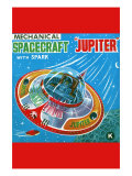Mechanical Spacecraft Jupiter Prints
