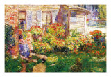 A Fishing Hut In Gloucester Poster von Childe Hassam