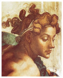 Chapel Sistine, The Drunkenness of Noah (detail) Láminas por Michelangelo Buonarroti