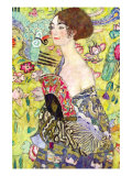 Lady with a Fan Fotografía por Gustav Klimt Lady with a Fan Fotografía por Gustav Klimt