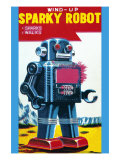 Sparky Robot Affiches