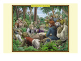 A Tribe of Indian Scribe Monkeys Prints by Richard Kelly