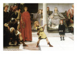 The Education of Children Clovis, Detail Posters by Sir Lawrence Alma-Tadema
