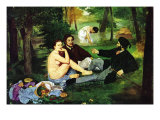 Luncheon On The Grass Poster von Édouard Manet
