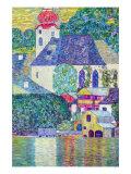 St. Wolfgang Church Affiches par Gustav Klimt
