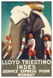 Lloyd Triestino, Indes Pósters