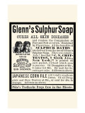 Glenn's Sulphur Soap Affiches