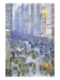 Fifth Avenue Poster von Childe Hassam