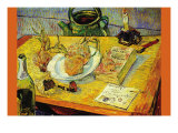 Still Life Drawing Board Pipe Onions and Sealing-Wax Reprodukcje autor Vincent van Gogh Still Life Drawing Board Pipe Onions and Sealing-Wax Reprodukcje autor Vincent van Gogh