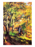 Jules Le Coeur and His Dogs Posters by Pierre-Auguste Renoir