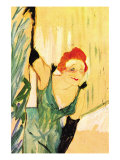 Yvette Guilbert Greets The Audience Prints by Henri de Toulouse-Lautrec